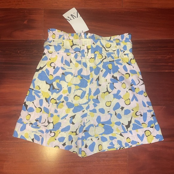 Zara Linen High Waisted Shorts - Picture 11 of 16